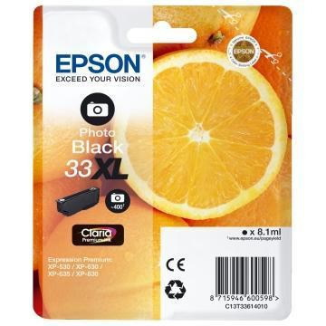 Epson Naranja 33 Xl Negro Photo